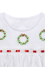 Remember Nguyen CG-CW White Clementine Christmas Wreath Dress