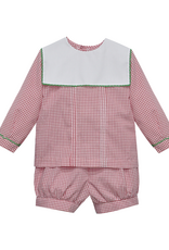 Remember Nguyen 2019SS Red Windowpane Short Set