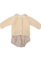 Babidu 30813 Cream Floral Bubble