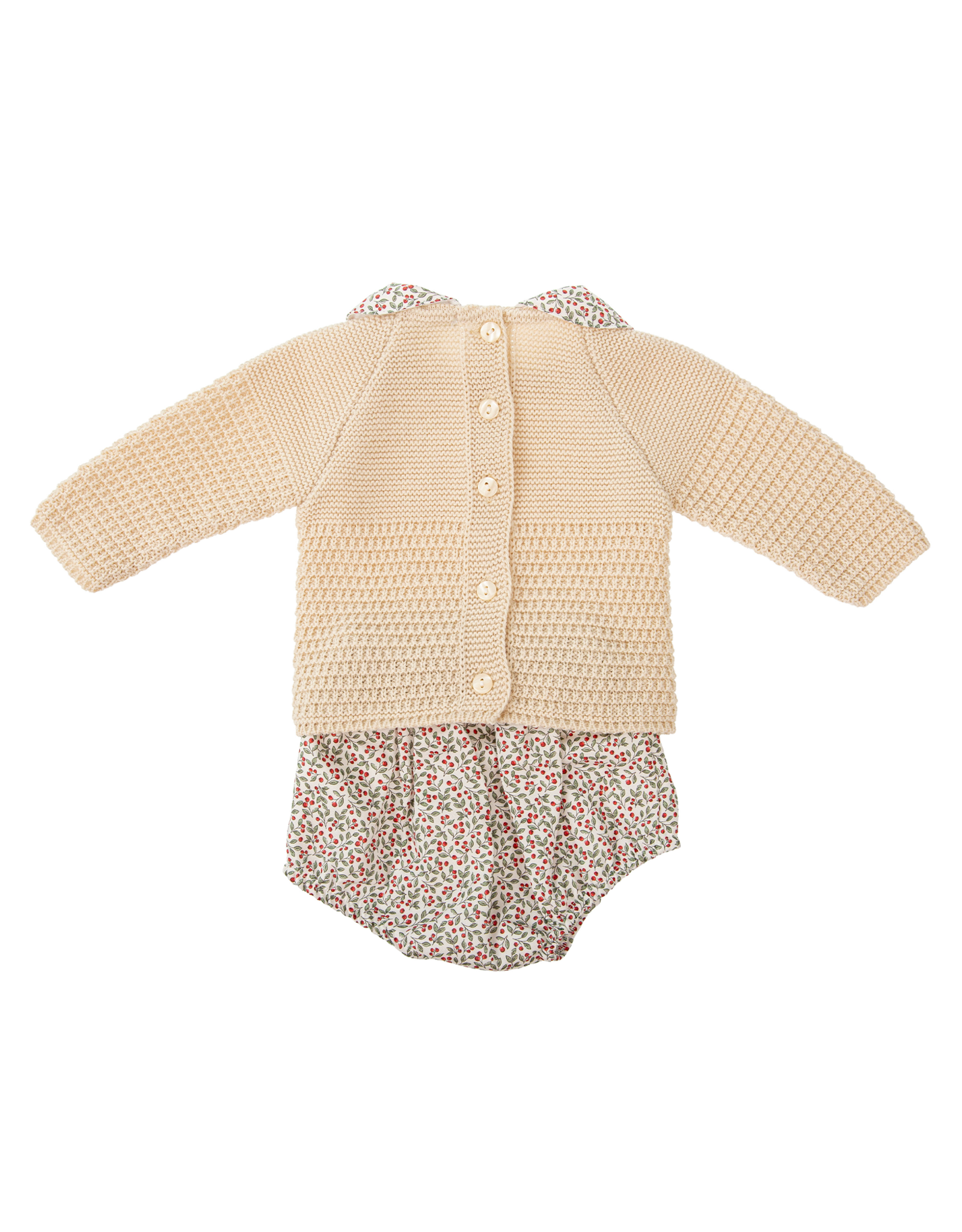 Babidu 30813 Cream Floral Bubble