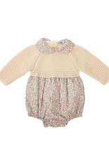 Babidu 30813 Cream Floral Bubble