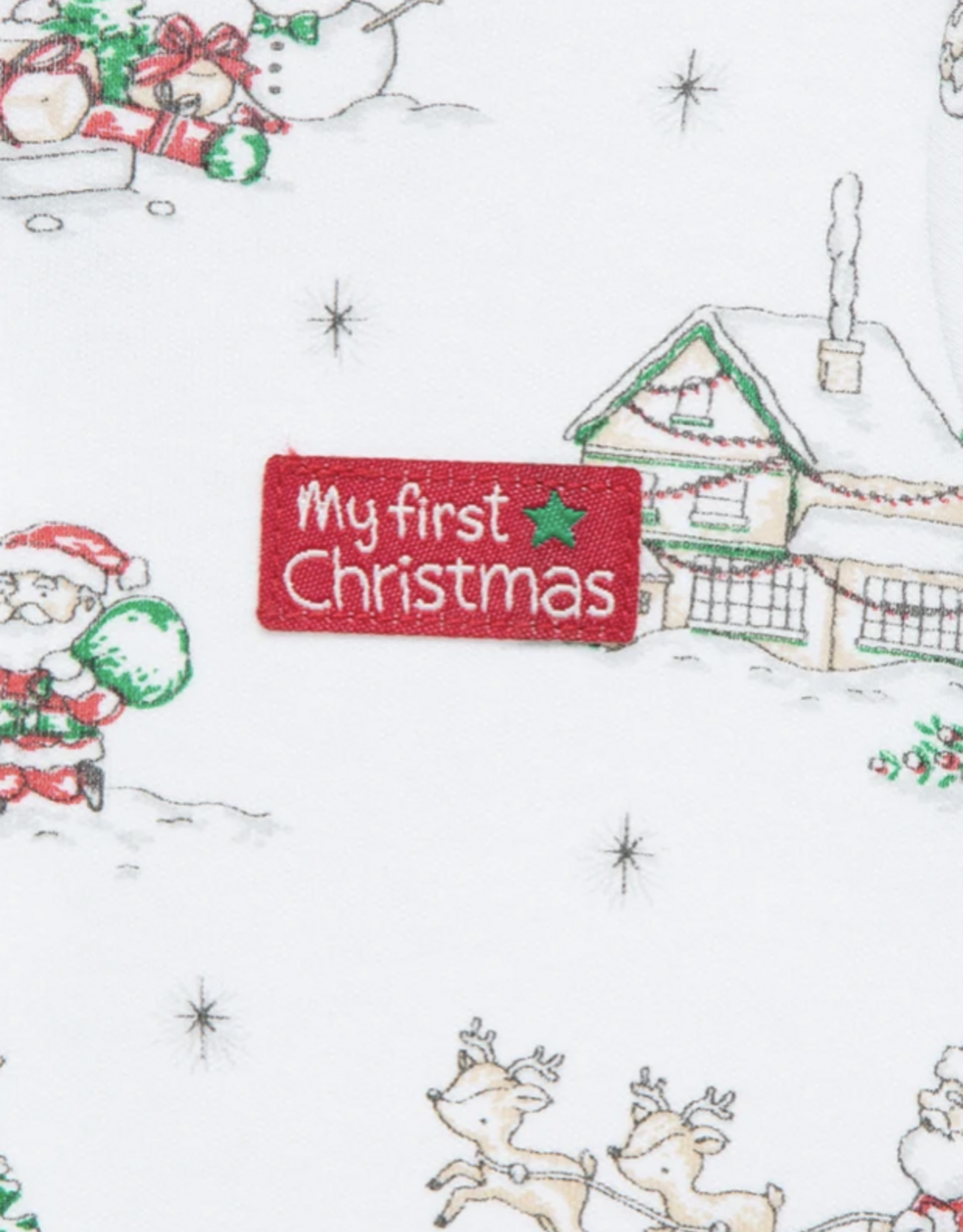 Little Me LMF26 Holiday Scene Footie/Hat