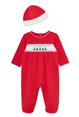 Little Me LMF26 Little Trees Footie/Hat