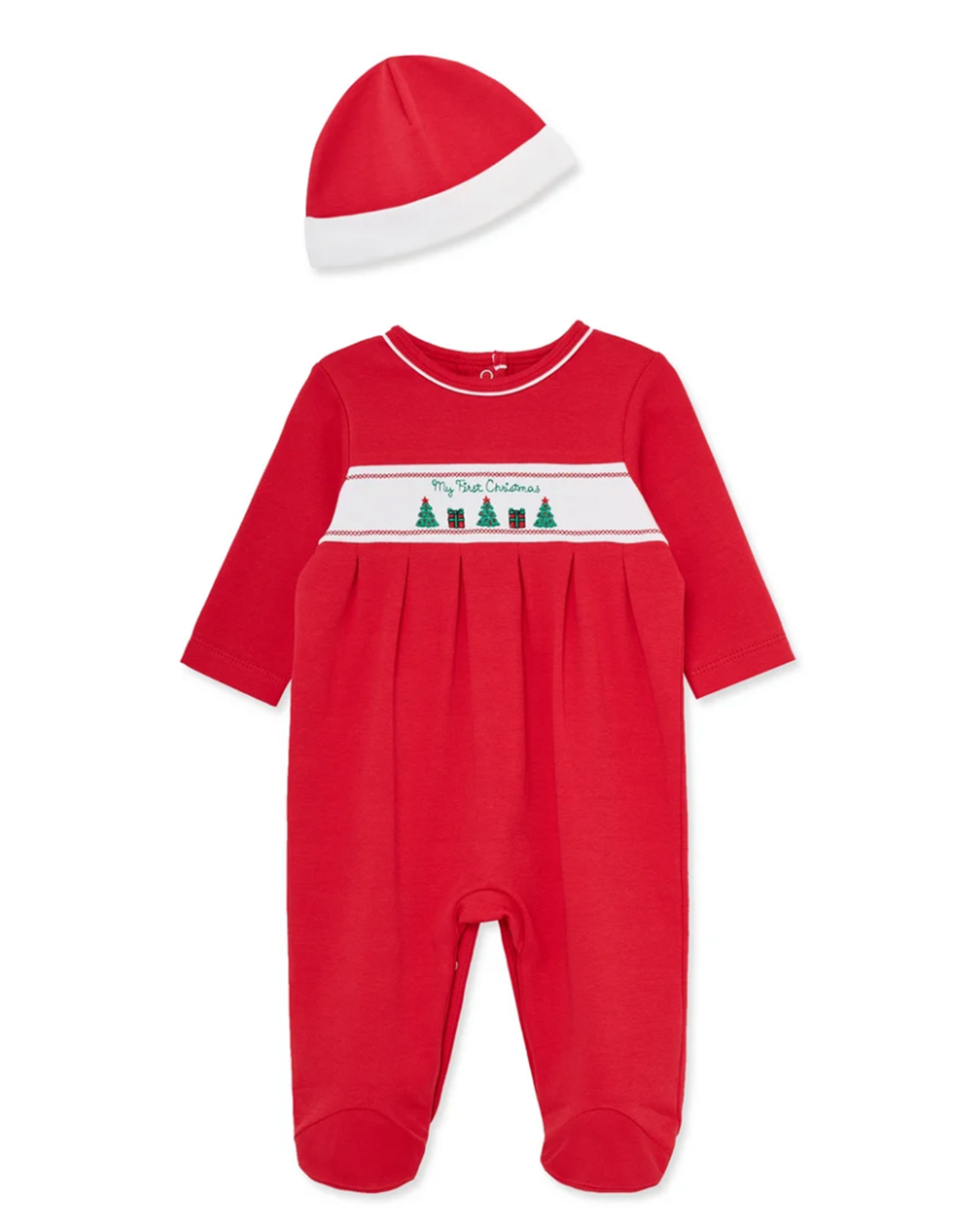 Little Me LMF26 Little Trees Footie/Hat