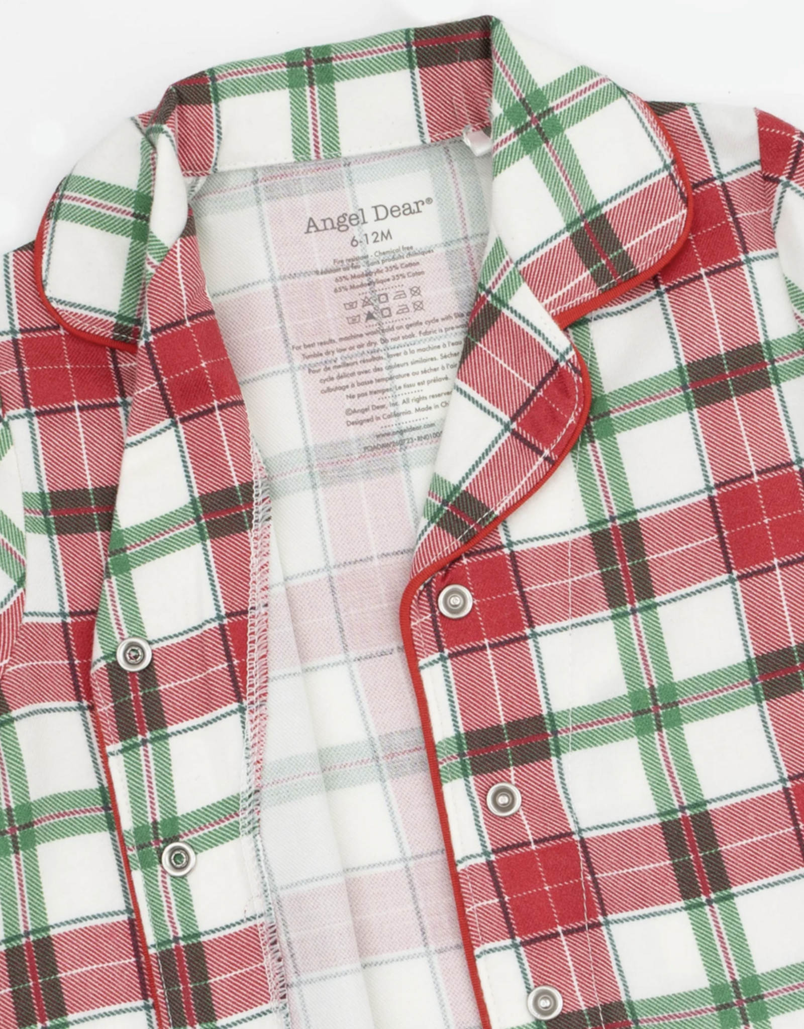 Angel Dear ADF26 Lounge Top/Pant Holiday Plaid