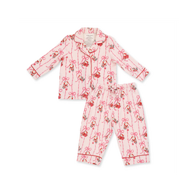 Angel Dear Lounge Top/Pant Bows & Santa