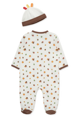 Little Me LMF26 Turkey Footie/Hat