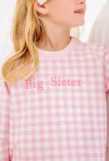 TBBC Cassidy Crewneck Pink Gingham Big Sister
