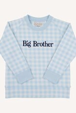 TBBC Cassidy Crewneck Blu Gingham Big Brother
