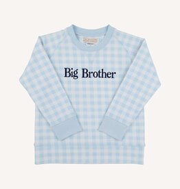 TBBC Cassidy Crewneck Blu Gingham Big Brother