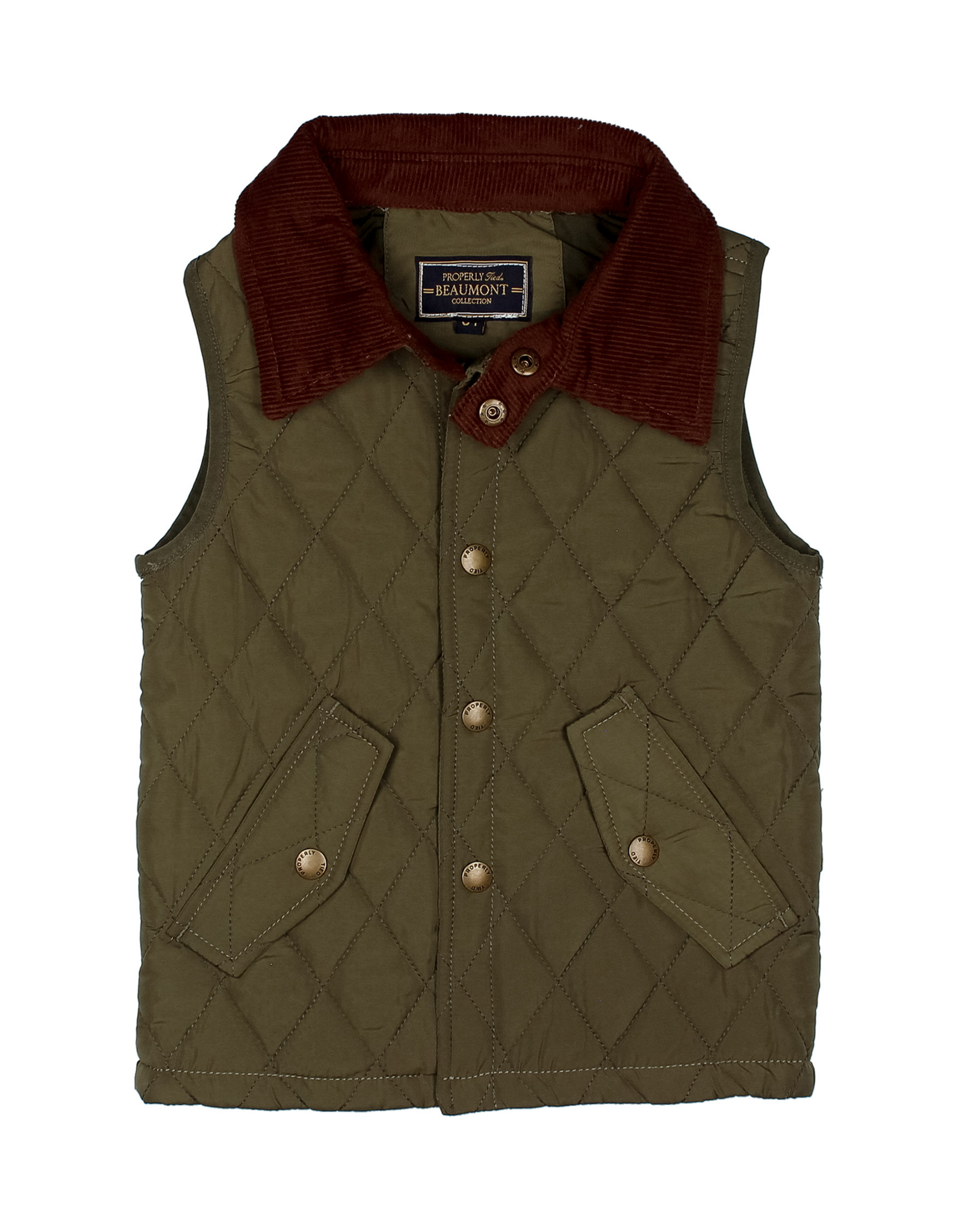 Properly Tied PT26 Beaumont Vest Olive
