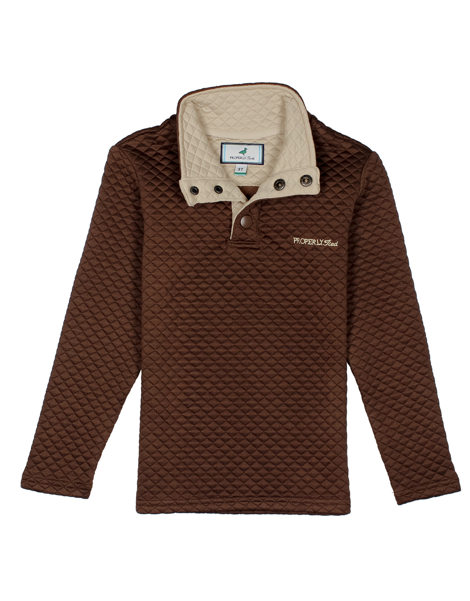 Properly Tied PT26 Club Pullover Brown