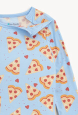 Magnetic Me MM Modal 2 Pc PJ Set Pizza My Heart BLUE