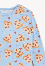 Magnetic Me MM Modal 2 Pc PJ Set Pizza My Heart BLUE