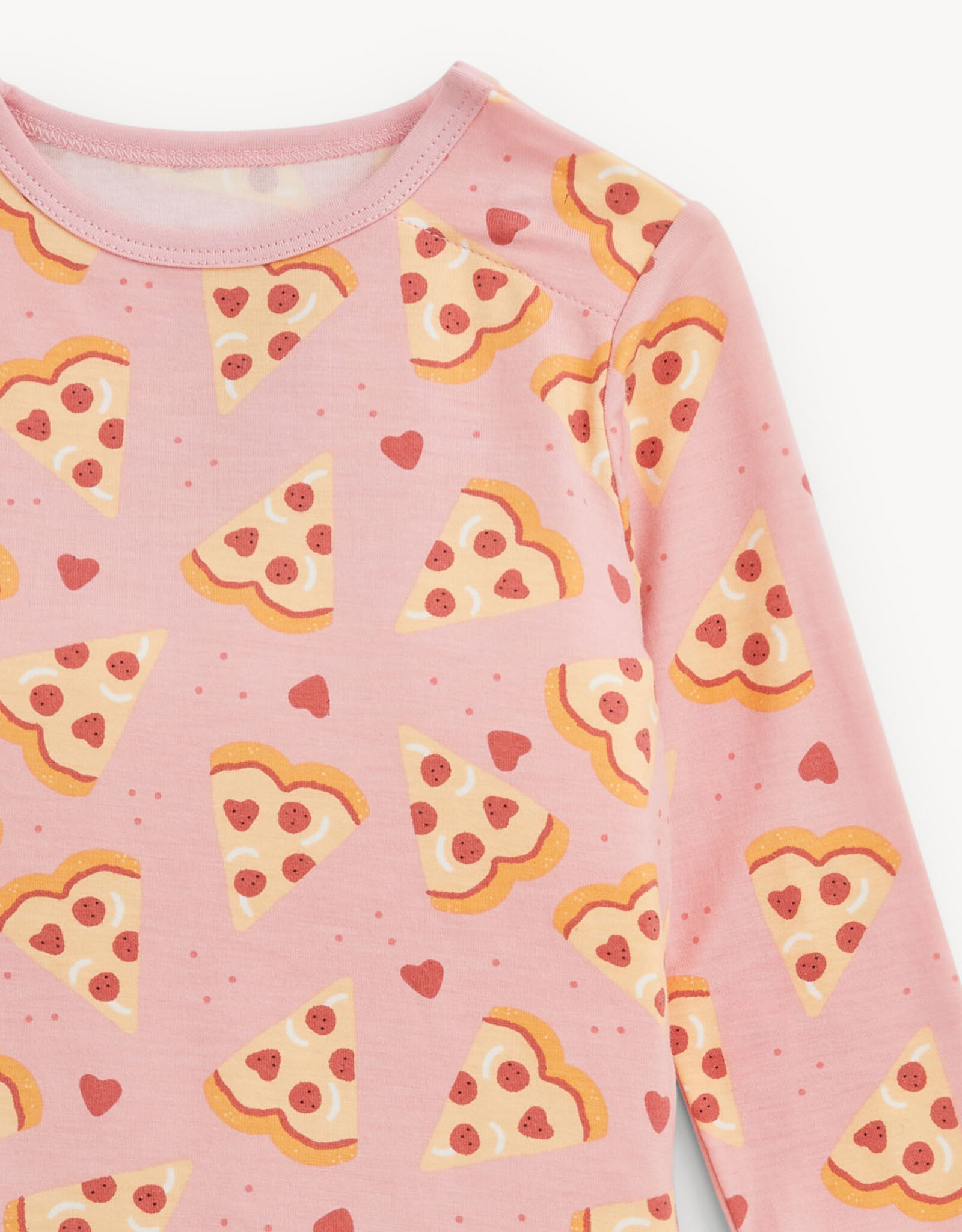 Magnetic Me MM Modal 2 Pc PJ Set Pizza My Heart PINK