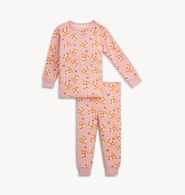 Magnetic Me Modal 2 Pc PJ Set Pizza My Heart PINK