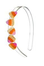 Lilies & Roses LR Headband Candy Corn Glitter H234A-23E