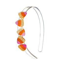 Lilies & Roses LR Headband Candy Corn Glitter H234A-23E