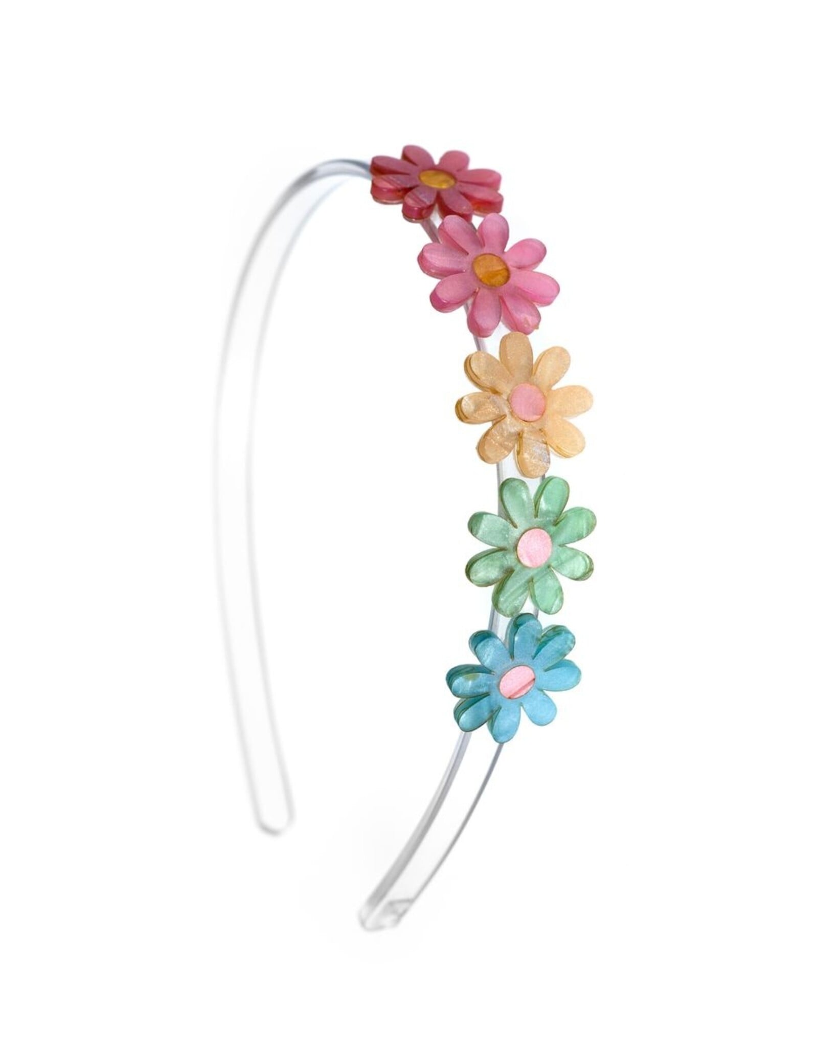 Lilies & Roses LR Headband Daisy Pastel Pearl H015-23T