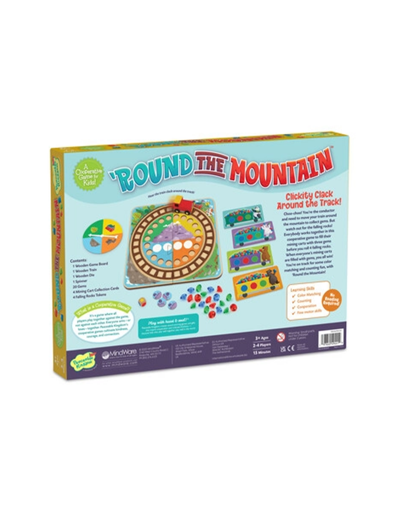 MindWare & Peaceable Kingdom Round the Mountain Board Game