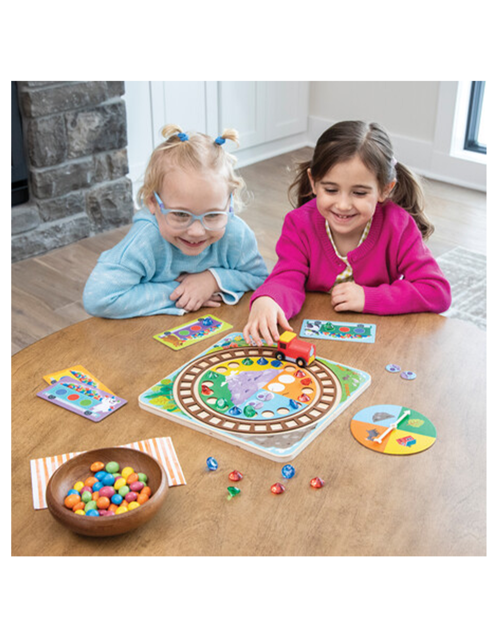 MindWare & Peaceable Kingdom Round the Mountain Board Game
