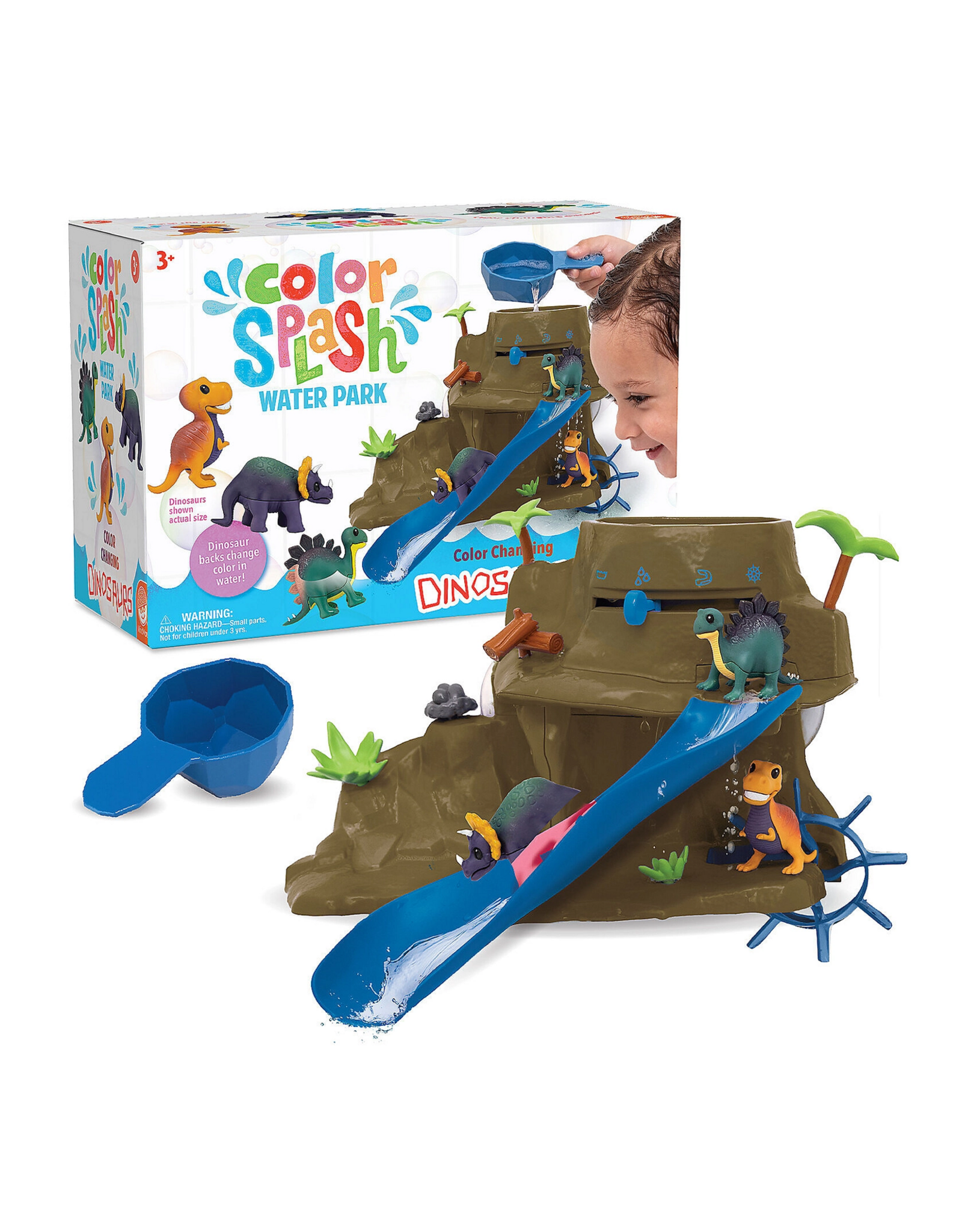 MindWare & Peaceable Kingdom Color Splash Water Park-Dinosaurs