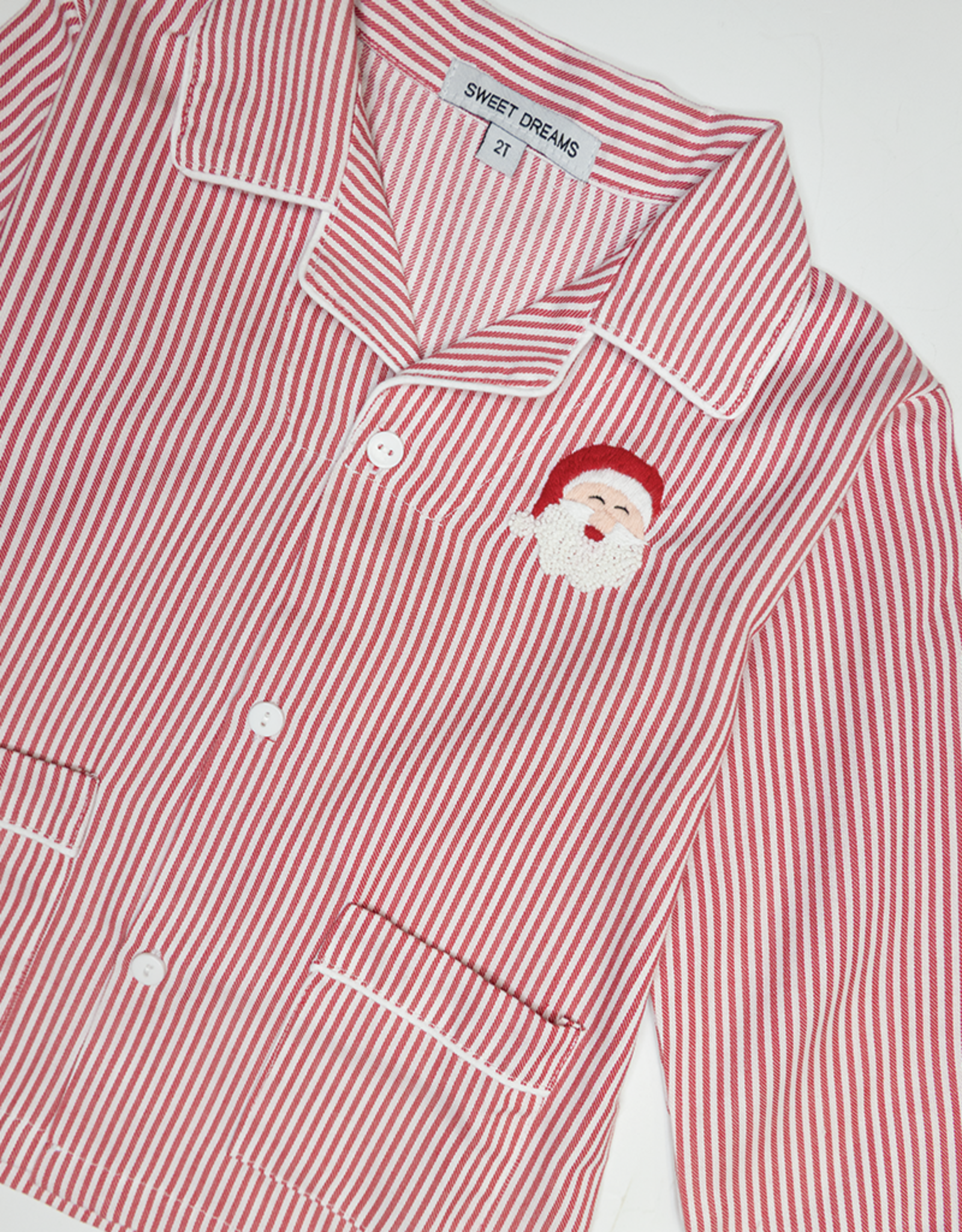 Sweet Dreams PJ279 Santa Embroidered PJ