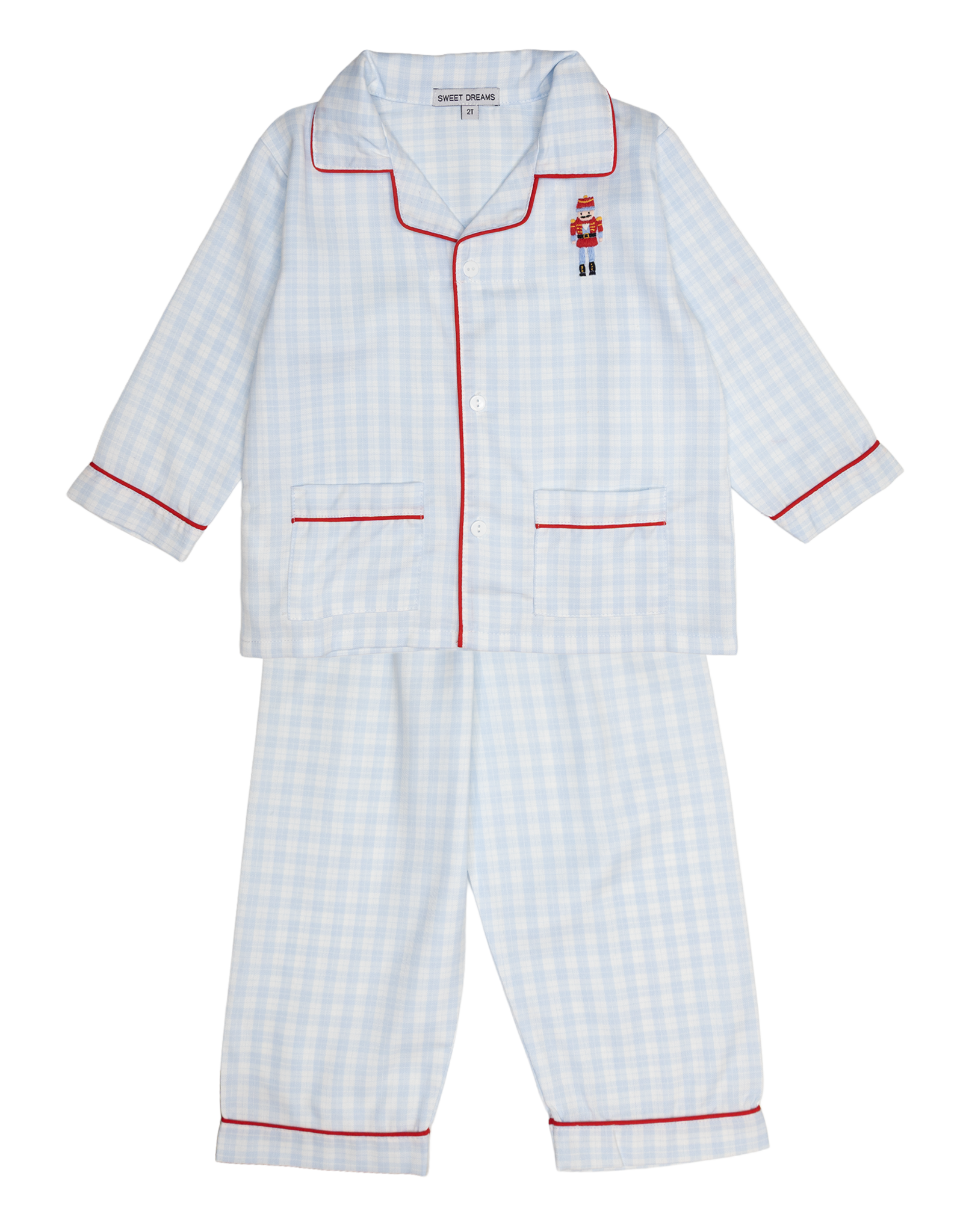 Sweet Dreams PJ282 Nutcracker Embroidered PJ