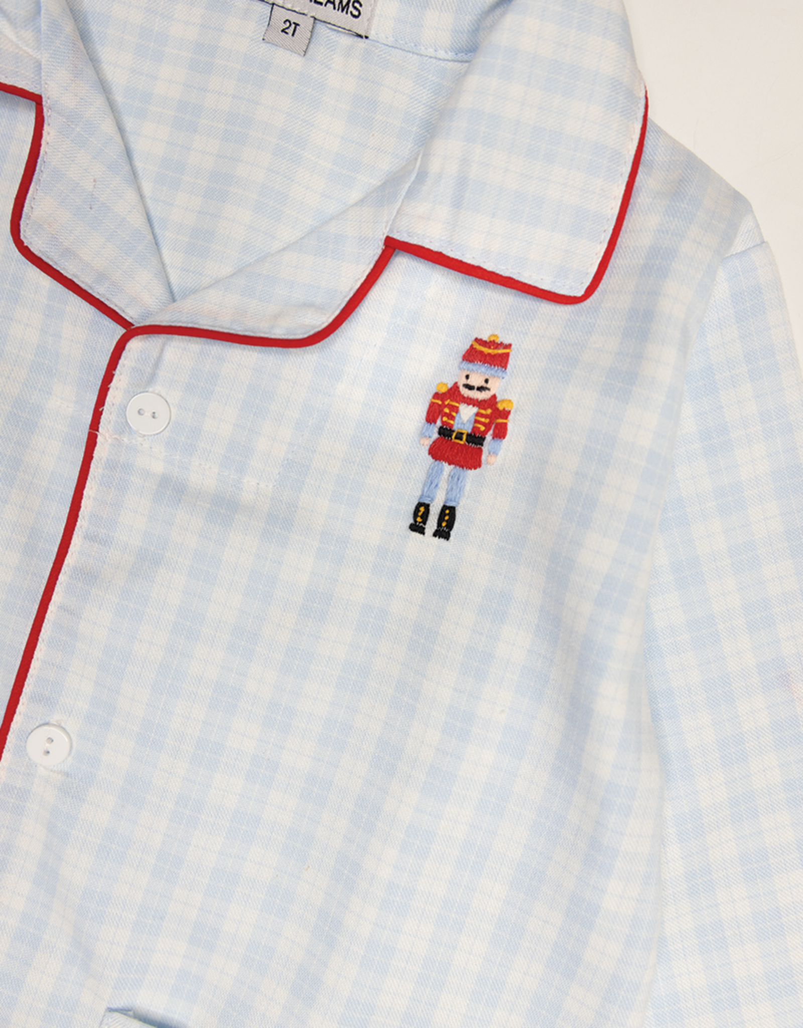 Sweet Dreams PJ282 Nutcracker Embroidered PJ