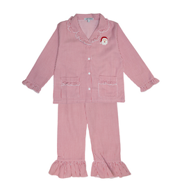 Sweet Dreams Santa Embroidered GIRL PJ