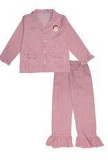 Sweet Dreams CI Santa Embroidered GIRL PJ