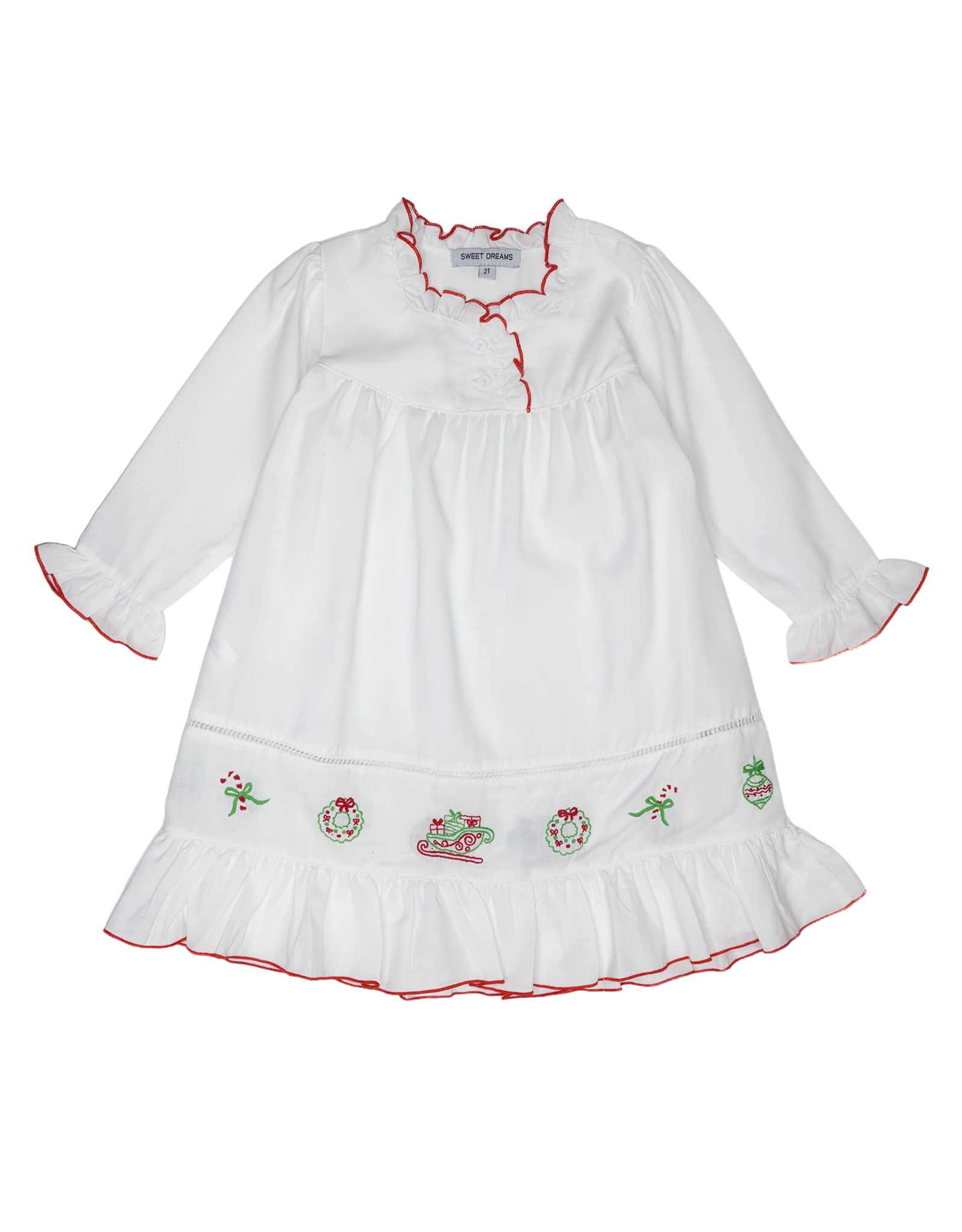 Sweet Dreams GO281 Holiday Embroidered Gown