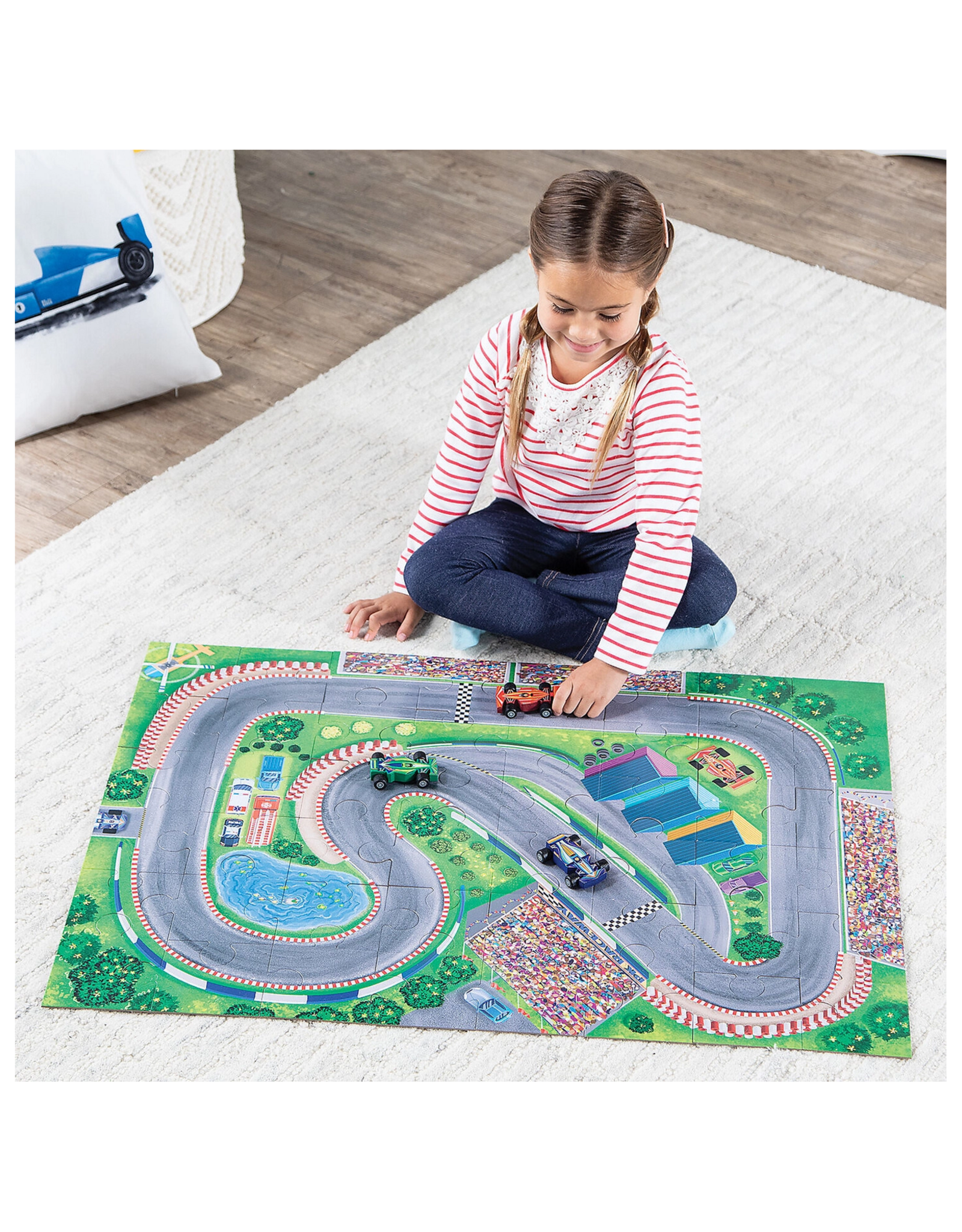 MindWare & Peaceable Kingdom Puzzle and Play: Race Day