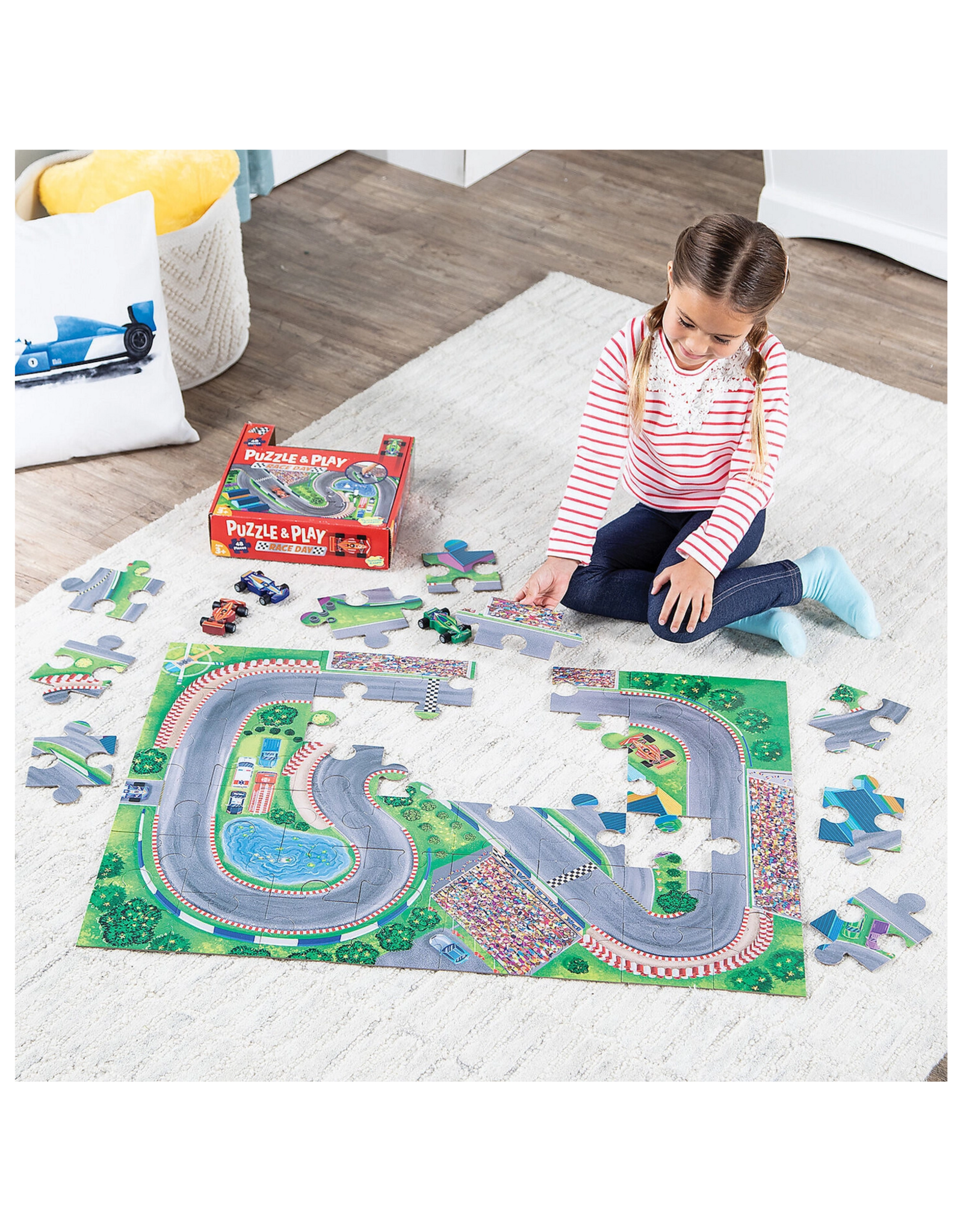 MindWare & Peaceable Kingdom Puzzle and Play: Race Day