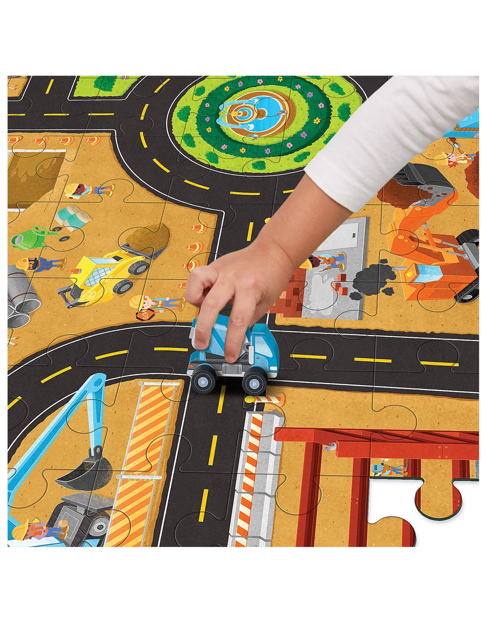 MindWare & Peaceable Kingdom Puzzle and Play: Construction Site
