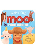 Cottage Door Press MOO Farm Babies Peek A Flap Board book