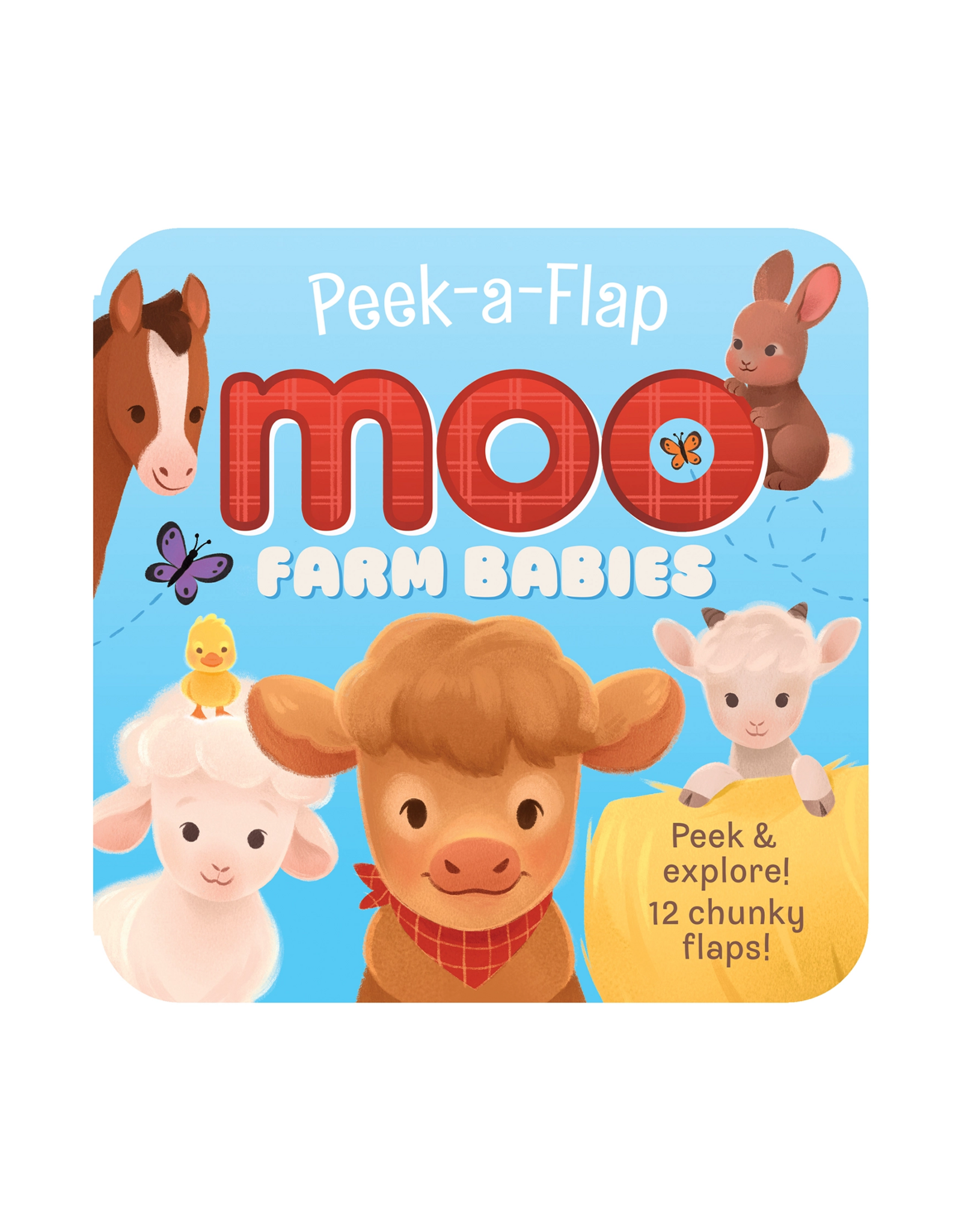 Cottage Door Press MOO Farm Babies Peek A Flap Board book