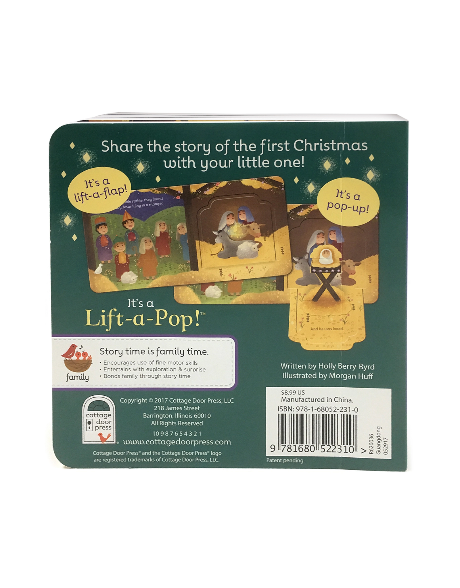 Cottage Door Press First Christmas Lift-a-Flap Baby Jesus Board Book