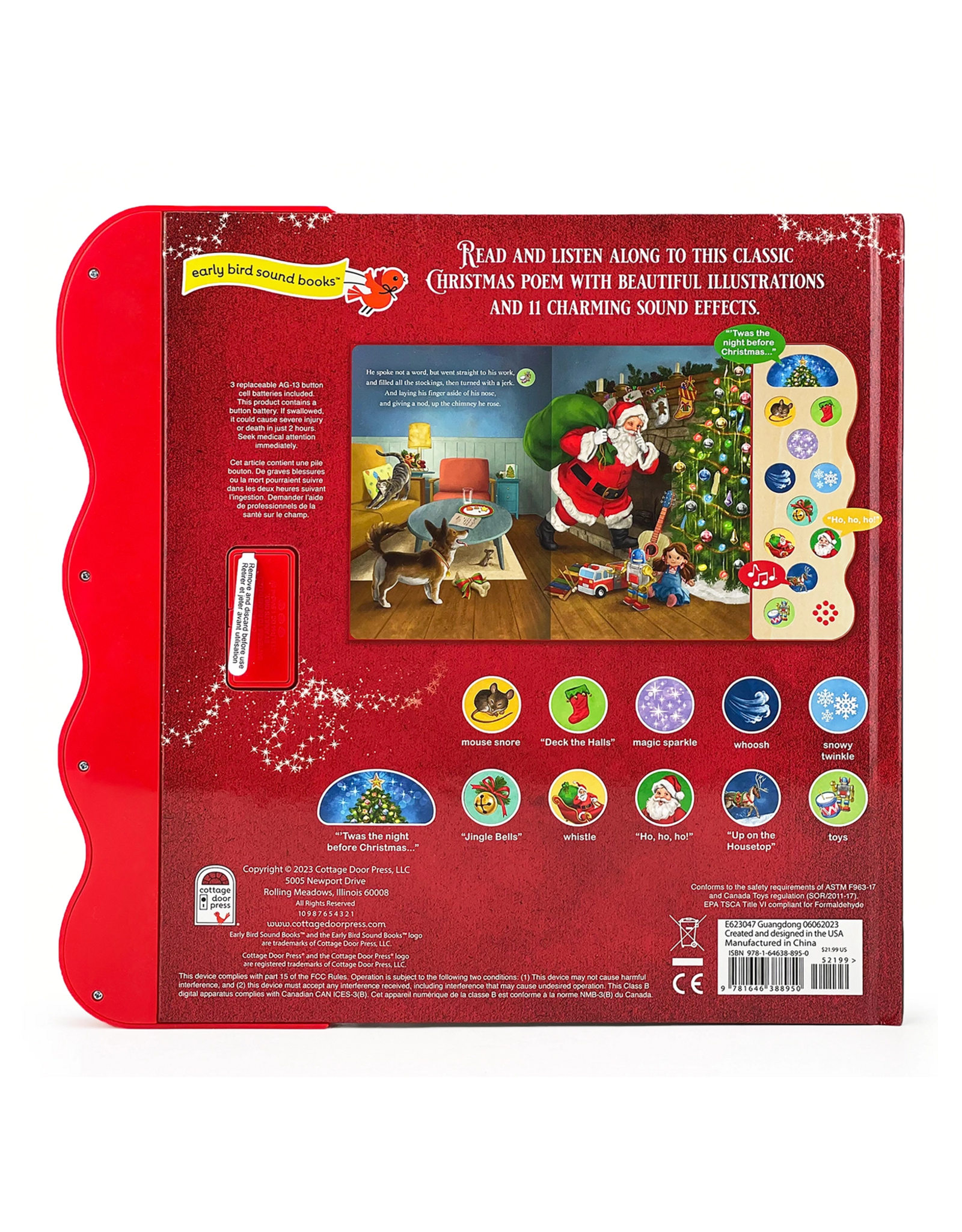 Cottage Door Press Twas the Night Before Christmas Sound Book