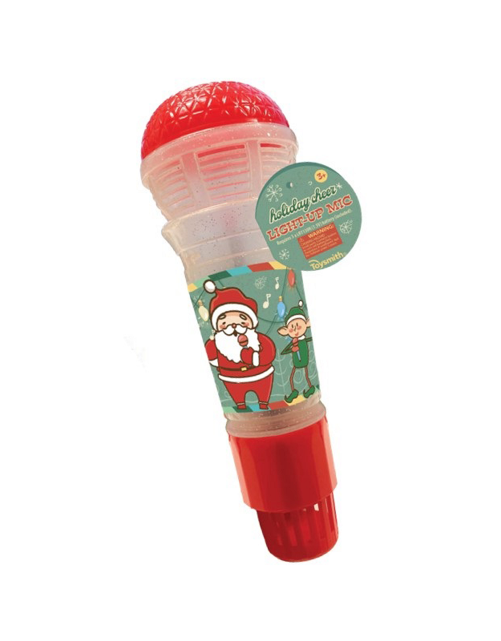 Toysmith Holiday Cheer Light-Up Microphone