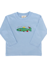 Luigi F26 LS Shirt Blue Trout Fly Rod