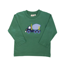 Luigi Long Sleeve Shirt Green Cement Truck