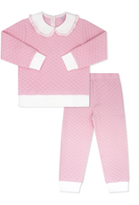 Lullaby Set Cooper Quilted Playsuit Petal Pink