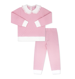 Lullaby Set Cooper Quilted Playsuit Petal Pink
