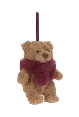 Jellycat Bartholomew Bear Winter Warmer Decoration