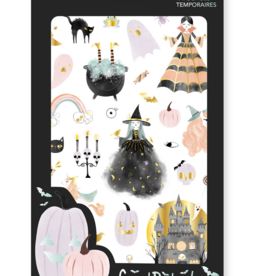 GreatPretenders Raven Witch Temporary Tattoos