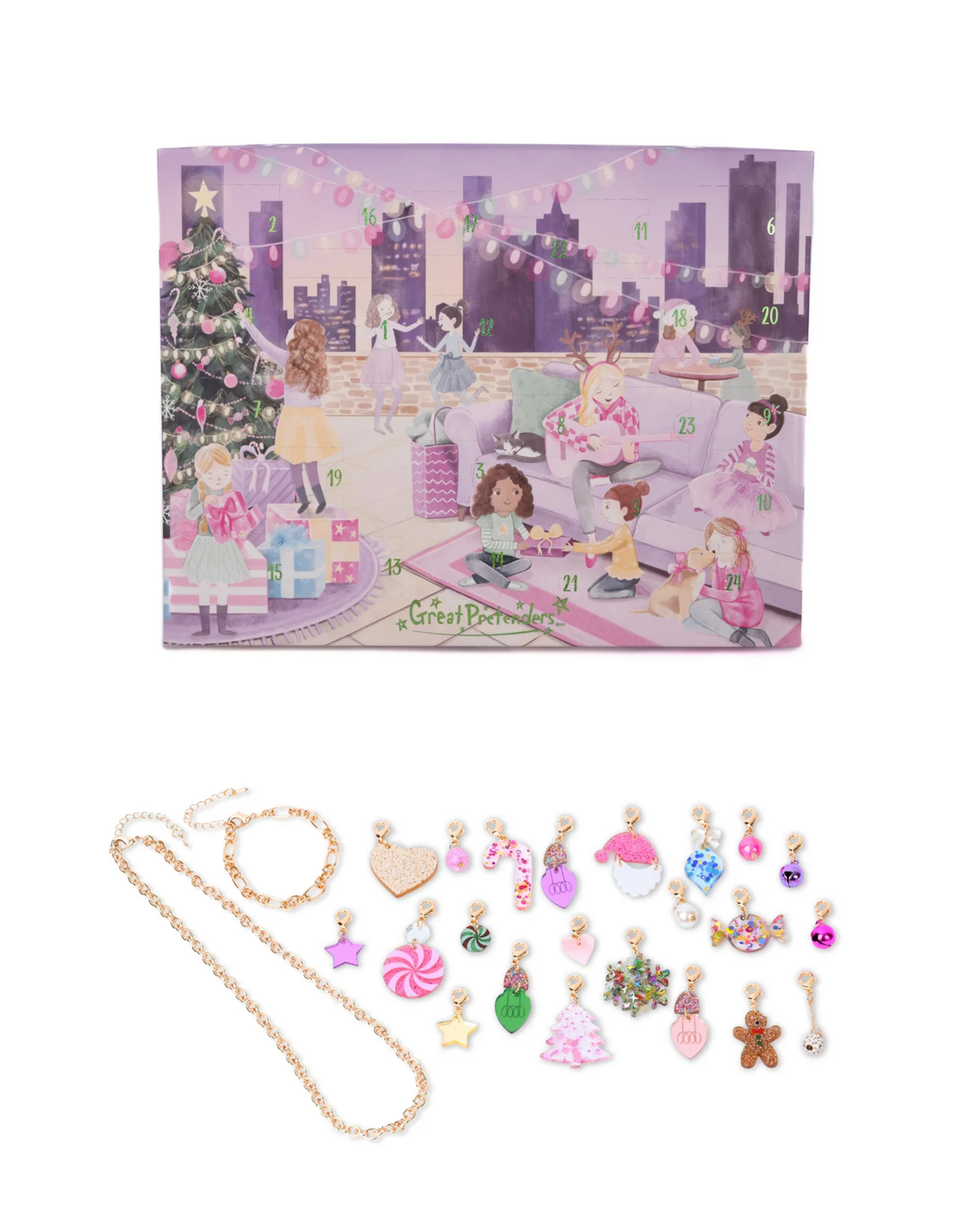 GreatPretenders 83702 Build a Bracelet Holiday Party Fun Advent Calendar