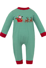 Claire and Charlie 5033H Santa Sleigh Applique Romper
