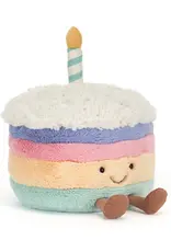 Jellycat Amuseables Rainbow Birthday Cake