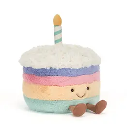 Jellycat Amuseables Rainbow Birthday Cake
